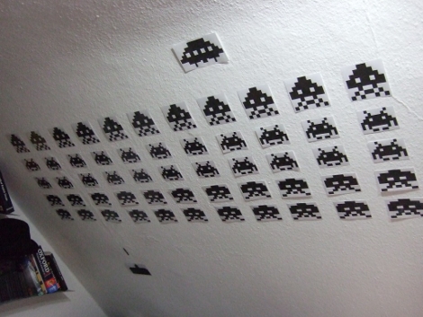 space invaders ship. the game Space Invaders.