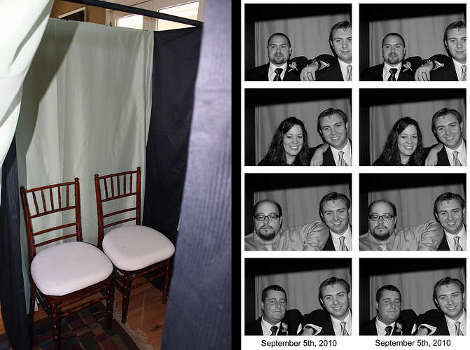  Joe Bain built a portable photo booth for his wedding