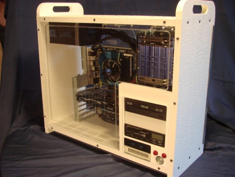PC case using CNC router and home building products | Hackaday