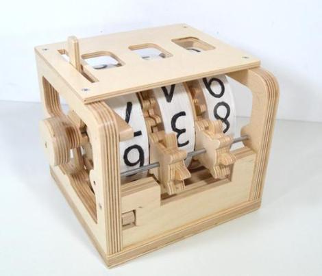 Wooden Mechanical Counter