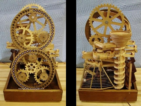 plans for a wooden marble machine