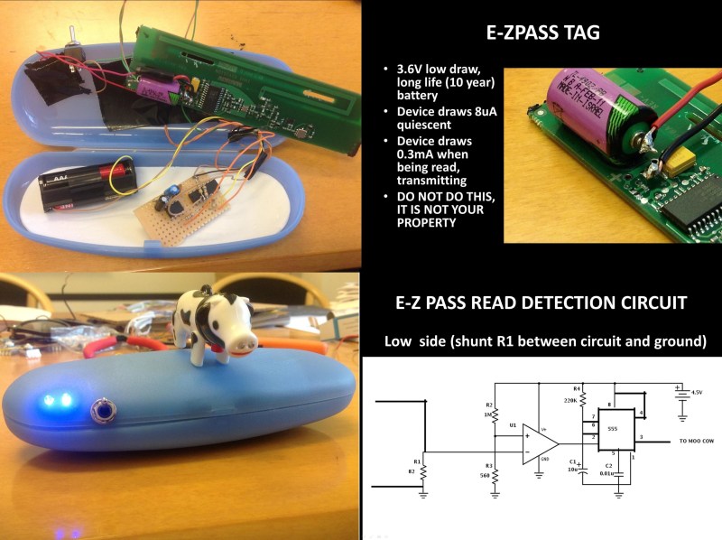 Modified E-ZPass detects reads far from toll booths | Hackaday