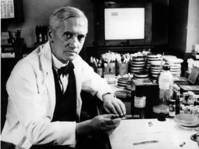 Alexander Fleming [via Wikipedia]