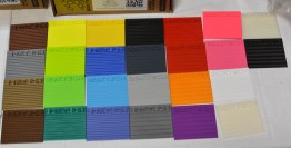 Filament color swatches of 3DXtech