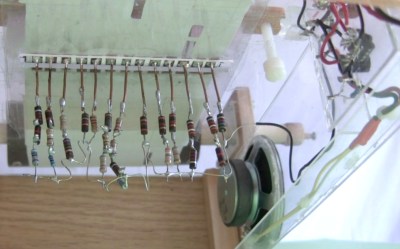 Resistores de composición de carbono para reproductor de musica