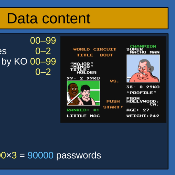 Crack Mike Tyson's Punch Out Bang Bang Passwords - Hackaday