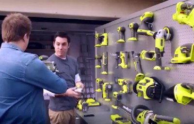 "You might as well take that lot away with you Kevin, I'll have to replace them all in a few years anyway!". (Ryobi TV)