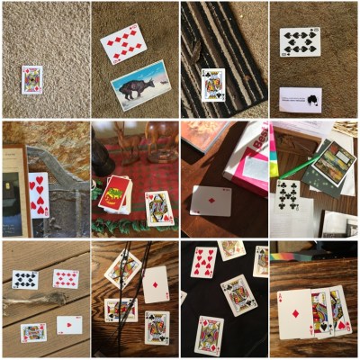 Collage of images for card dataset